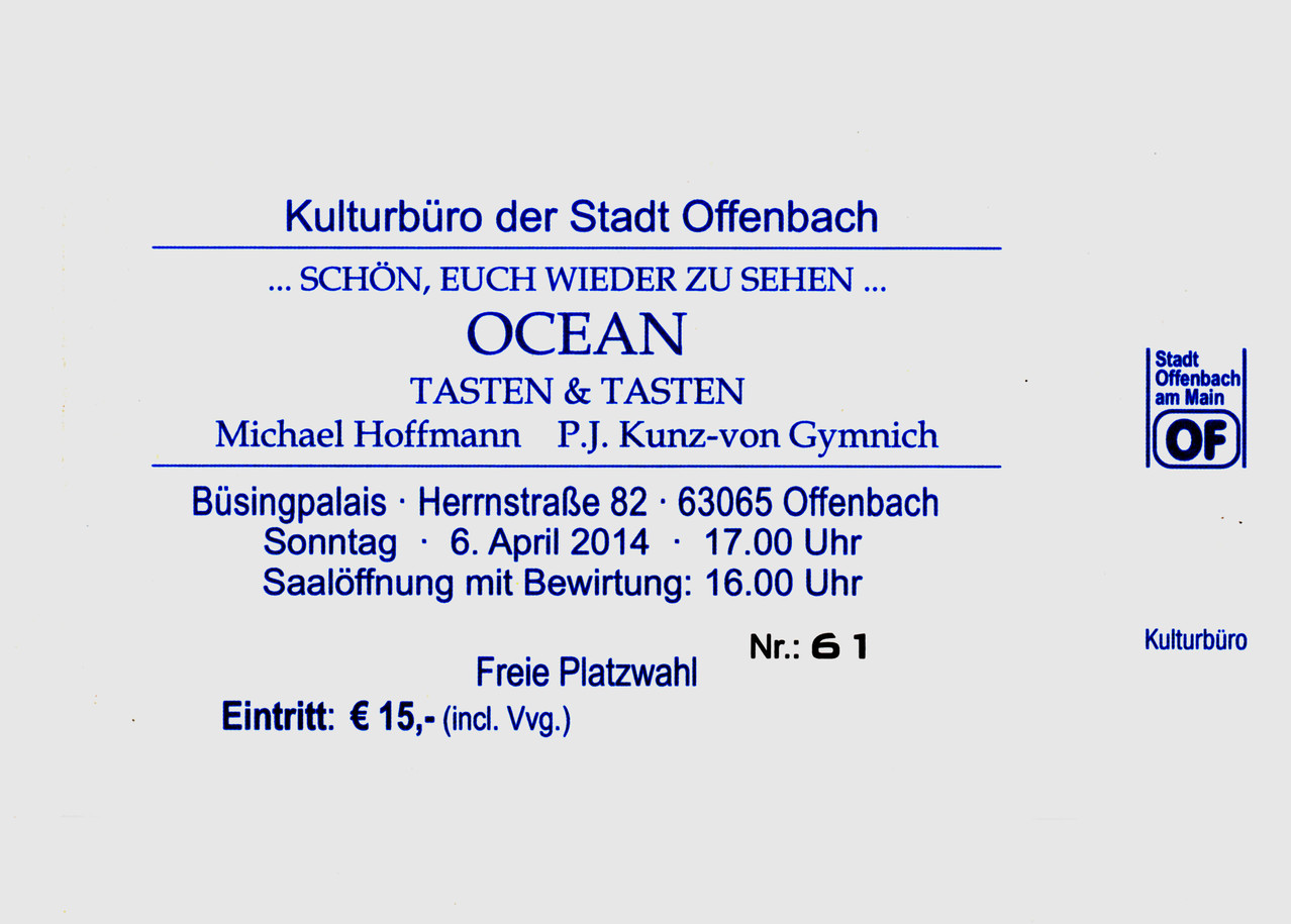 Eintrittskarte