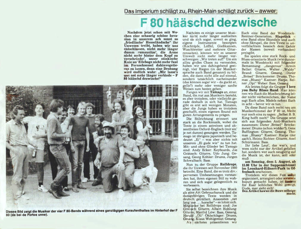 Offenbach Post, 29. Juli 1984