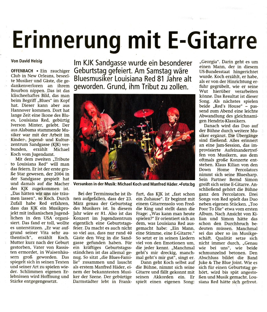 Offenbach Post, 25. März 2013