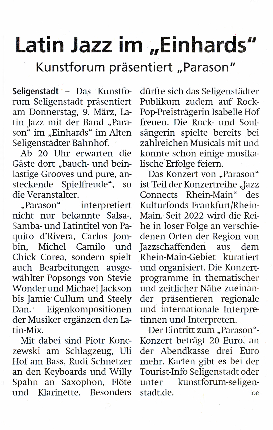 Offenbach Post, 28. Februar 2023