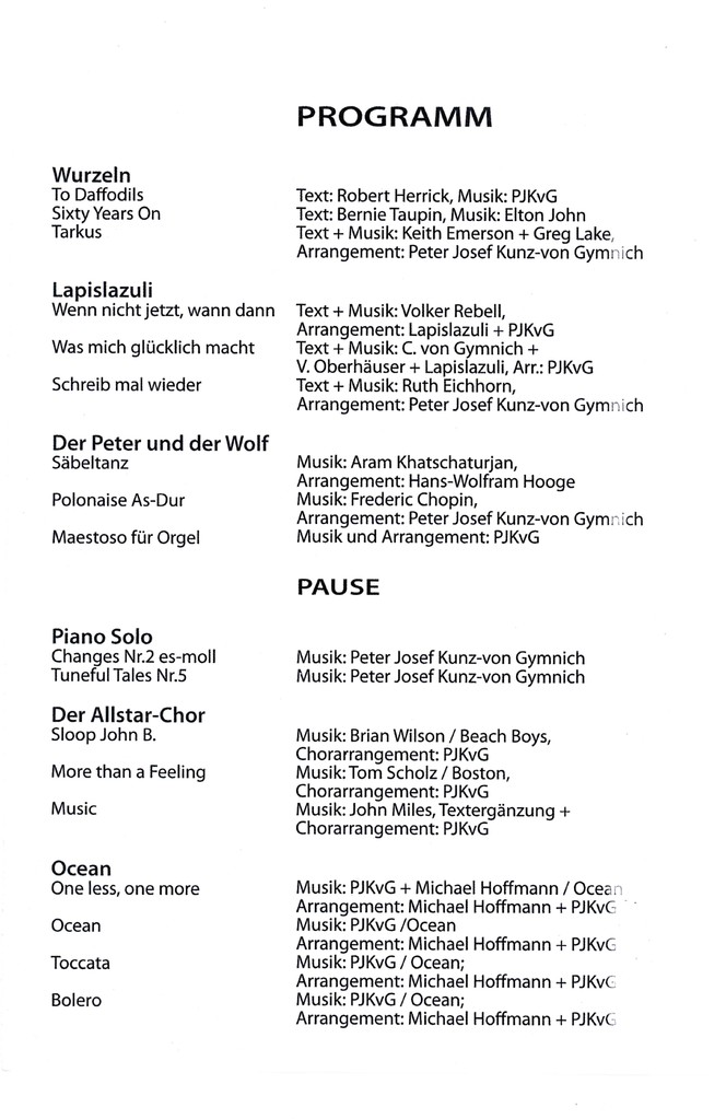 Programm 17.11.2012