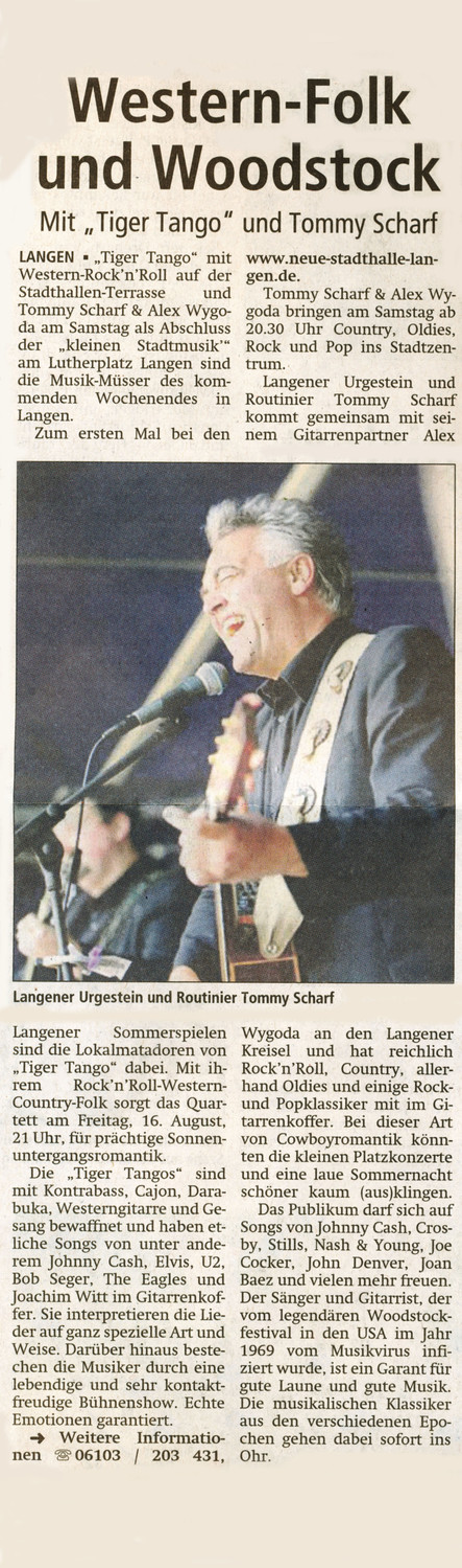 Offenbach Post, 15. August 2013