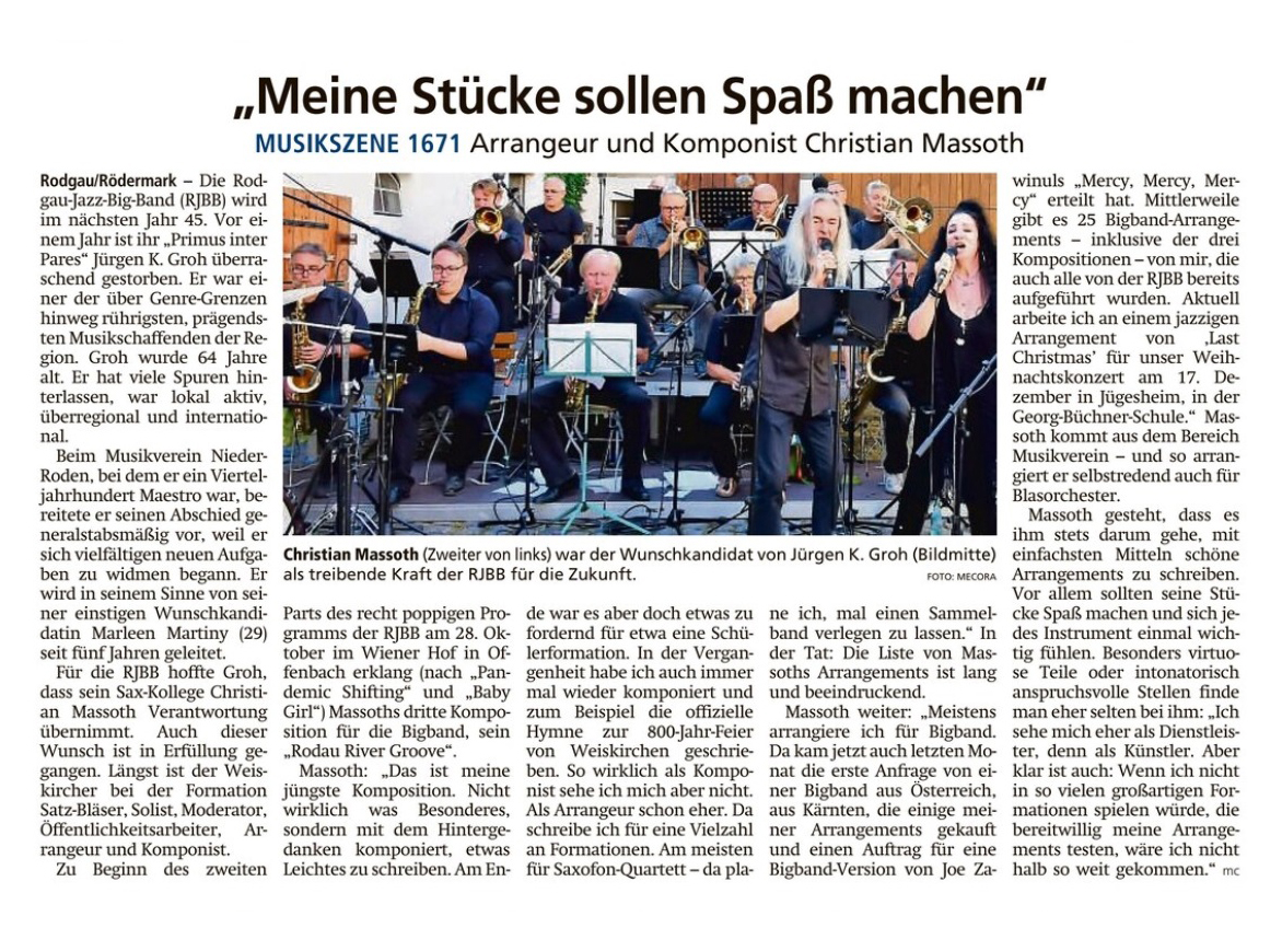 Offenbach Post, 11. November 2023