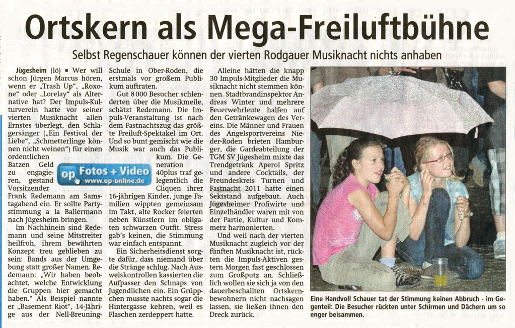 Offenbach Post, August 2011