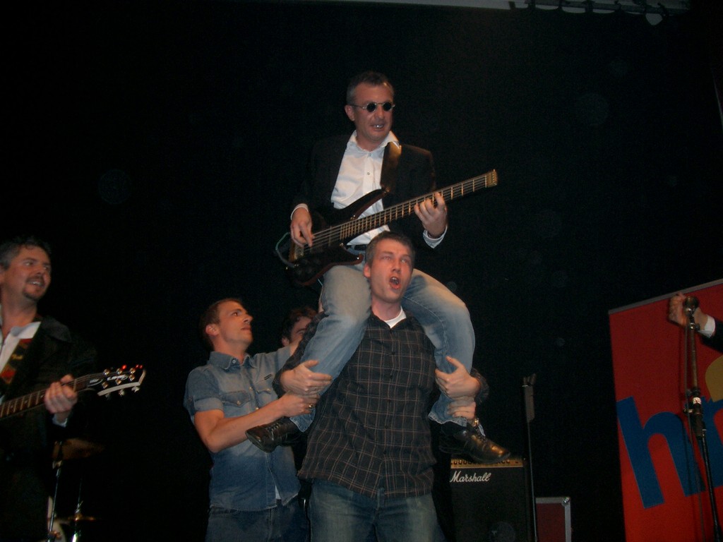 v.l.n.r.: Tom Löffler, Mathias Münch, Peter Maith, Michael Caspari