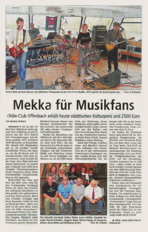 Offenbach Post, 18. Januar 2012