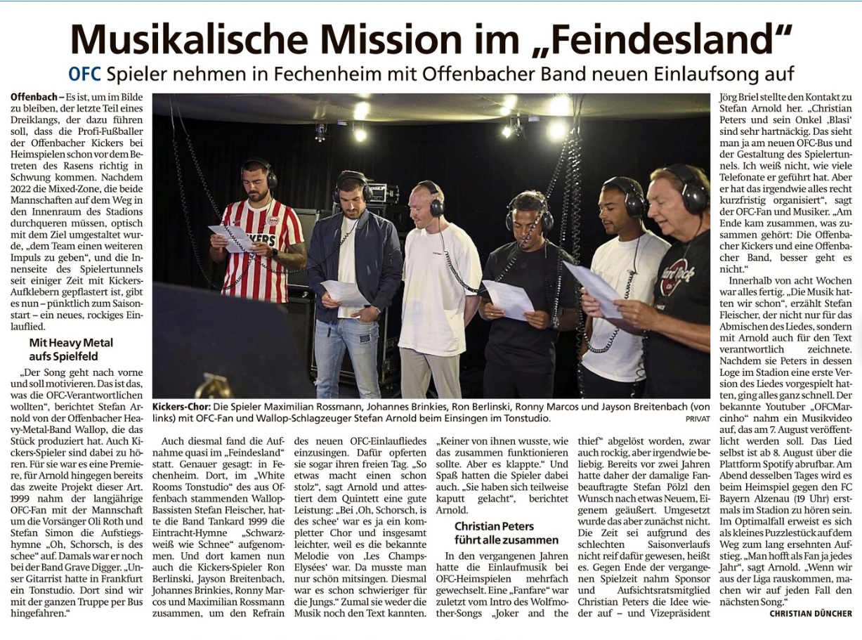 Offenbach Post, 30. Juli 2025