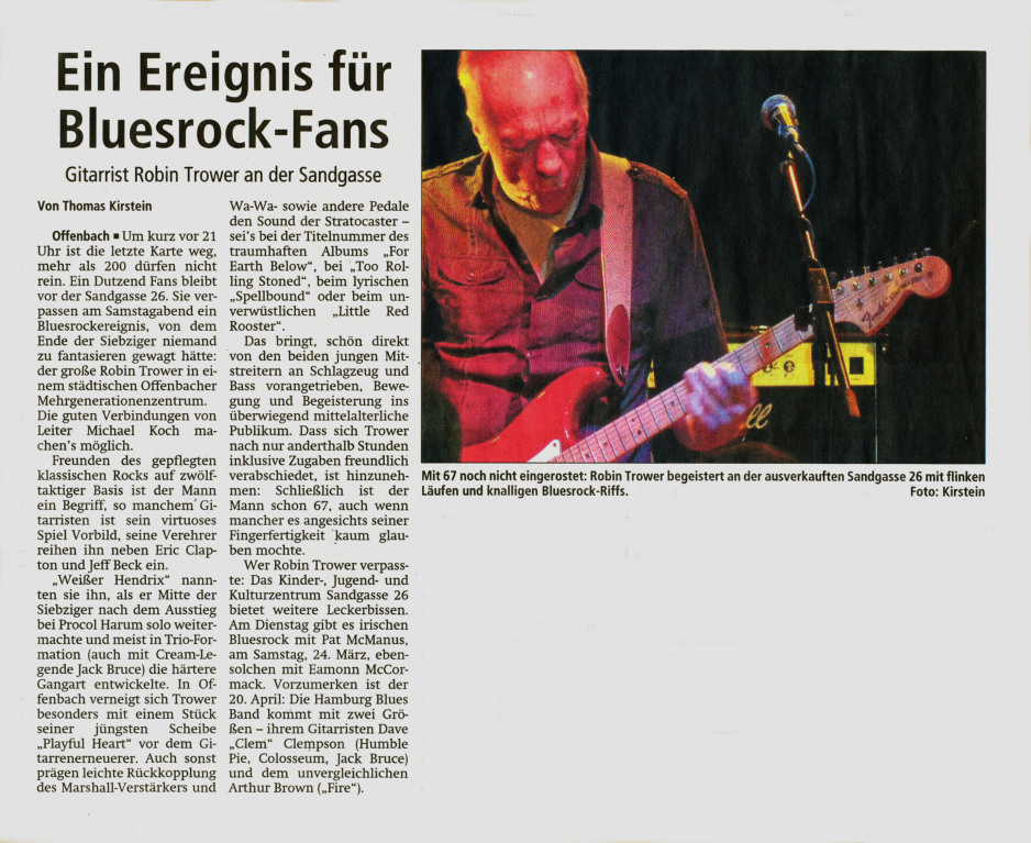 Offenbach Post, 19. März 2012