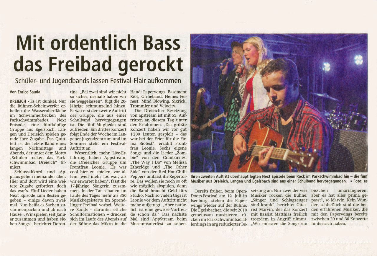 Offenbach Post, 2. Juli 2013