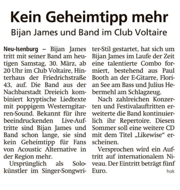 Offenbach Post, 30. März 2024