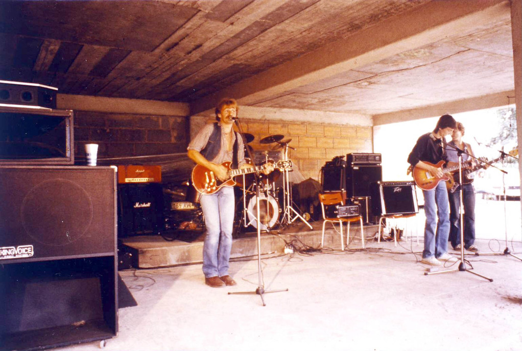 1981 beim Gießkännche-Fest in Bürgel (bei de Worzelfresser)