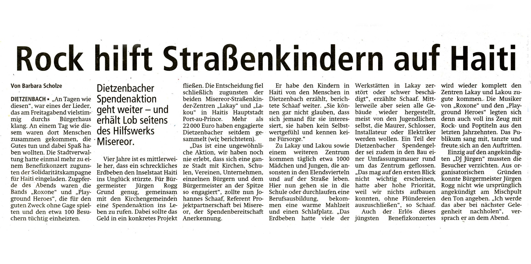 Offenbach Post, 24. Februar 2014
