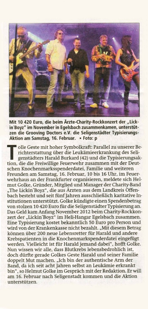 Offenbach Post, 19. Januar 2013