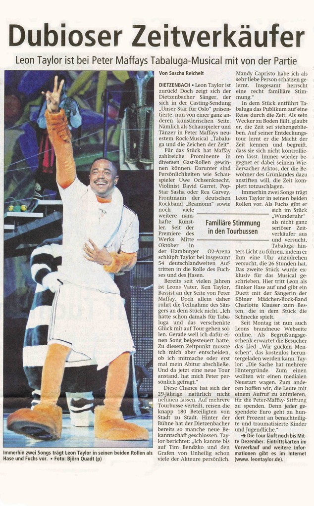 Offenbach Post, 27. Oktober 2012