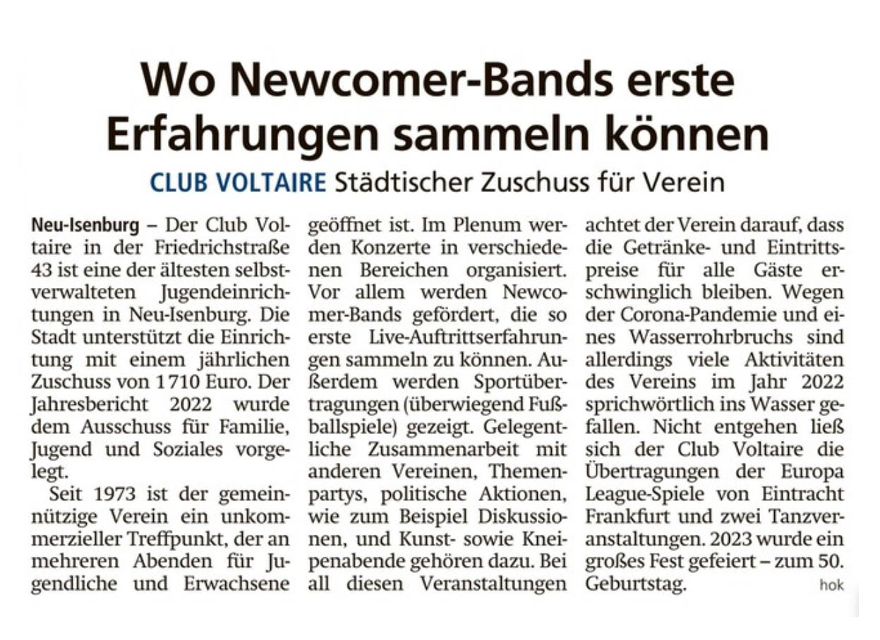 Offenbach Post, 28. Dezember 2023