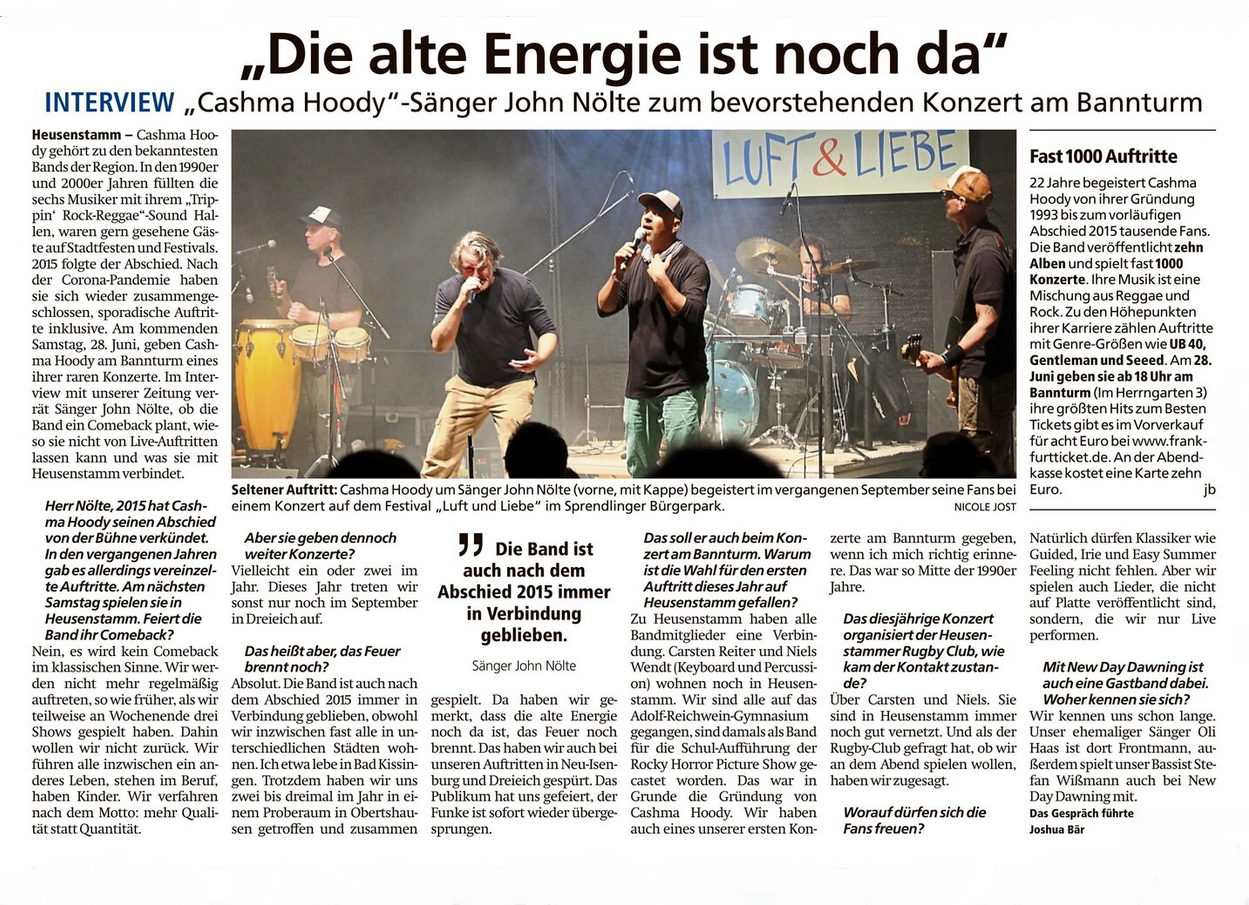 Offenbach Post, 21. Juni 2025