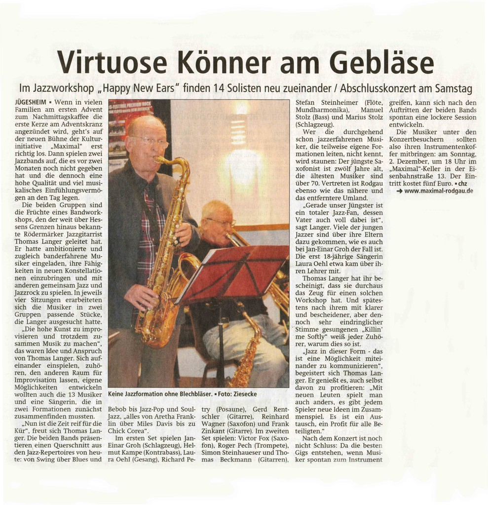 Offenbach Post, 30. November 2012