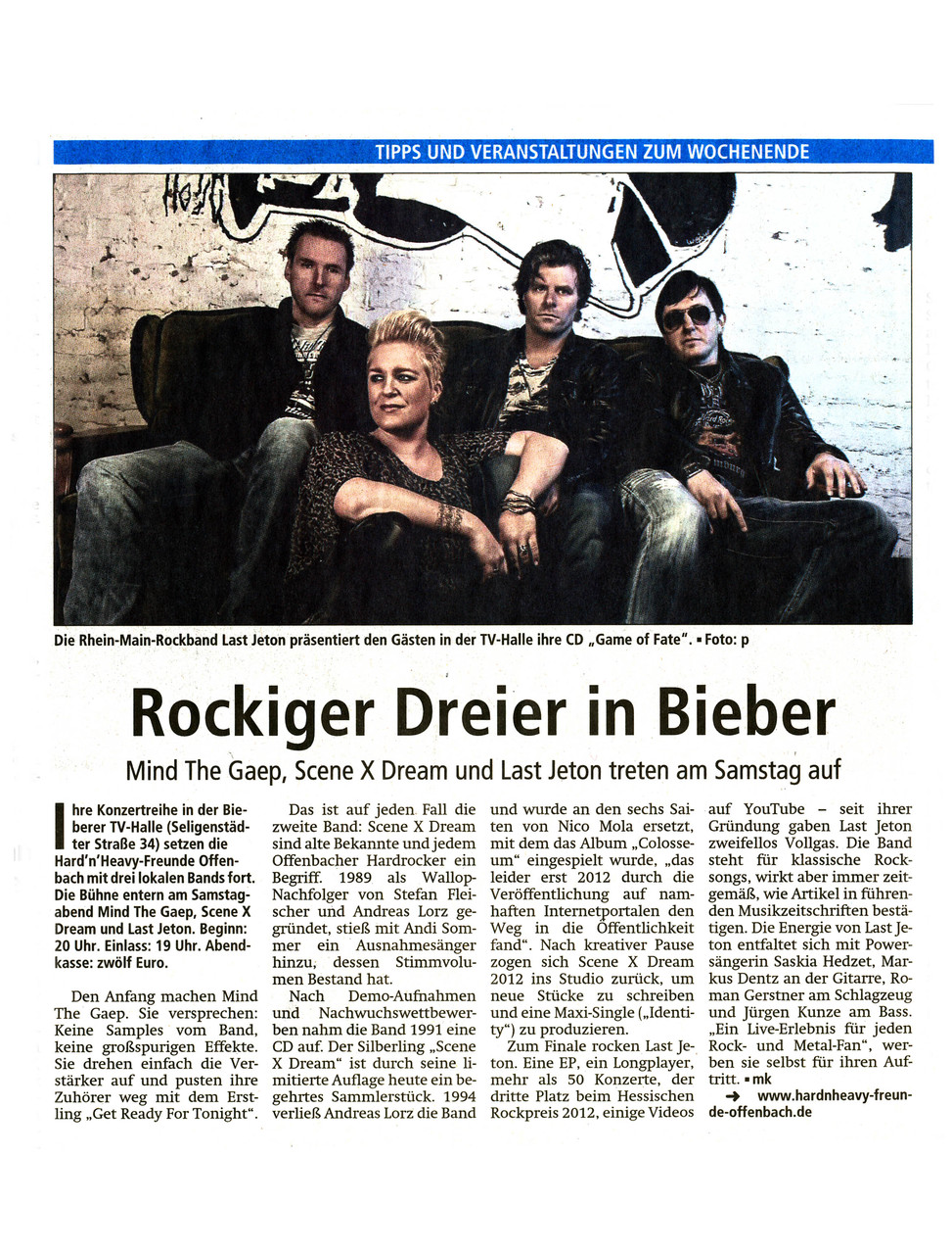 Offenbach Post, 7. Februar 2014