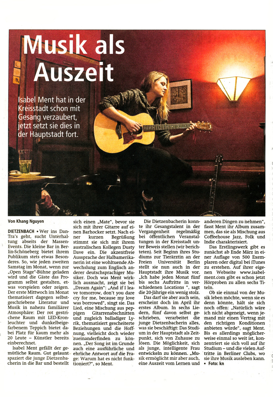 Offenbach Post, 14. März 2015
