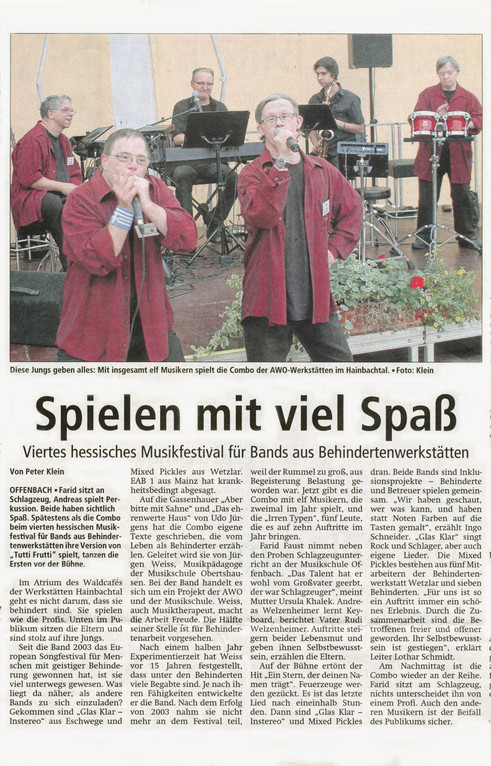 Offenbach Post 28. August 2012