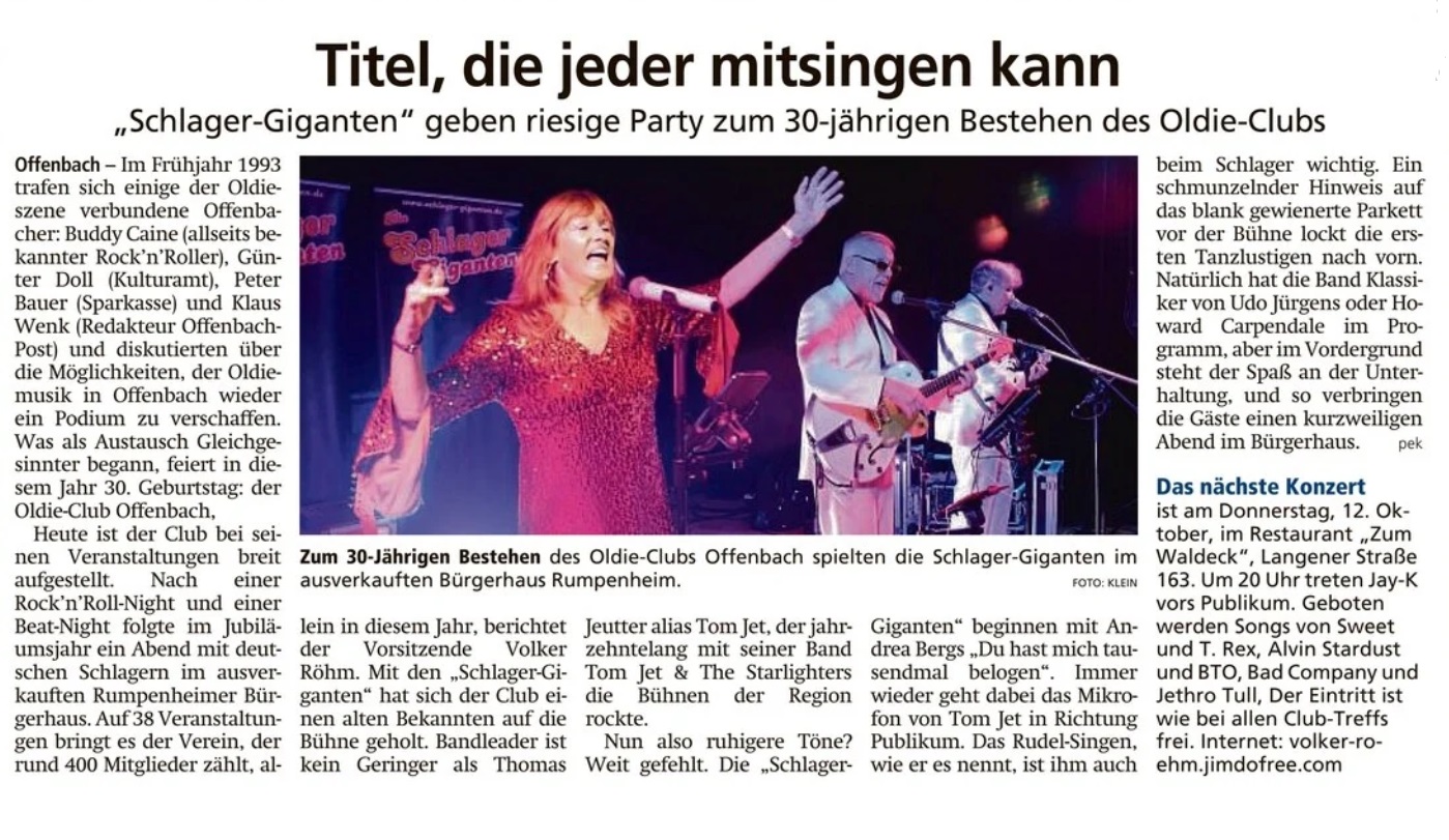 Offenbach Post, 9. Oktober 2023