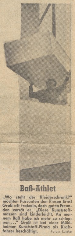 Titelseite Offenbach Post, 1. Februar 1964 (Detail)