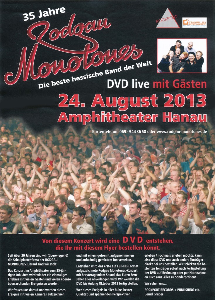 Flyer 35-Jahre Monotones , "Bergfest"