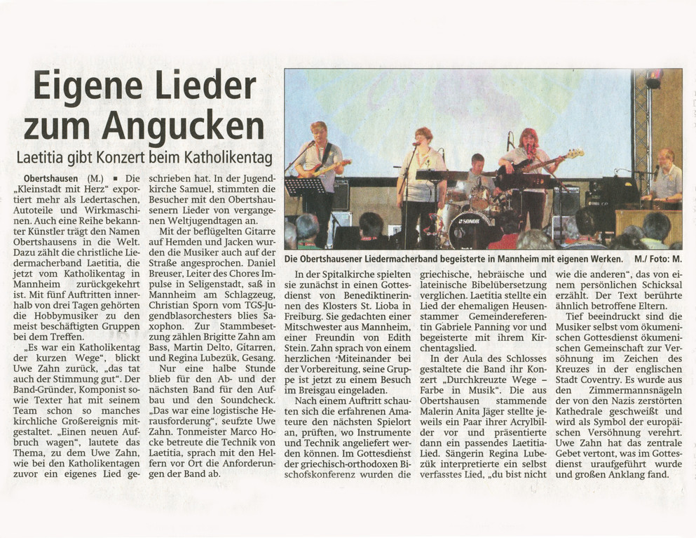 Offenbach Post, 26. Mai 2012