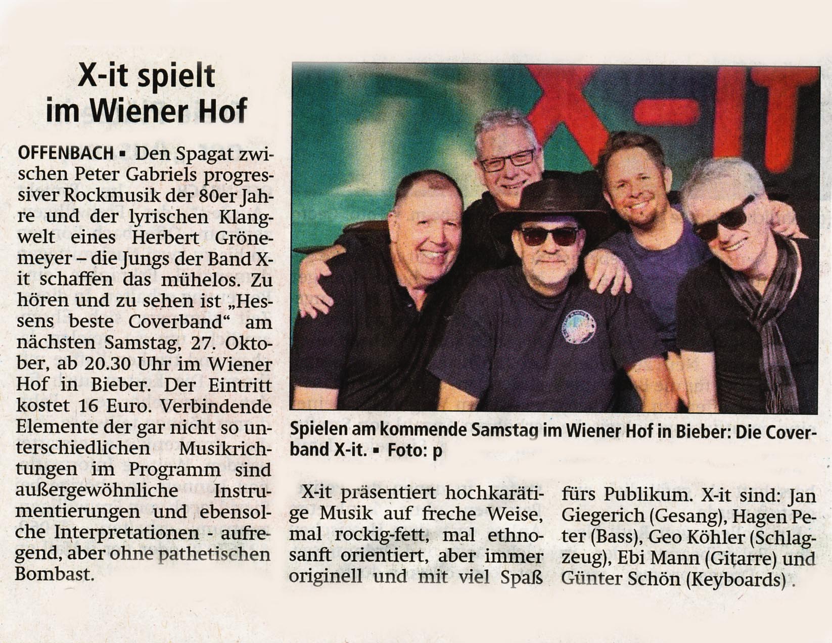 Offenbach Post, 24. Oktober 2018