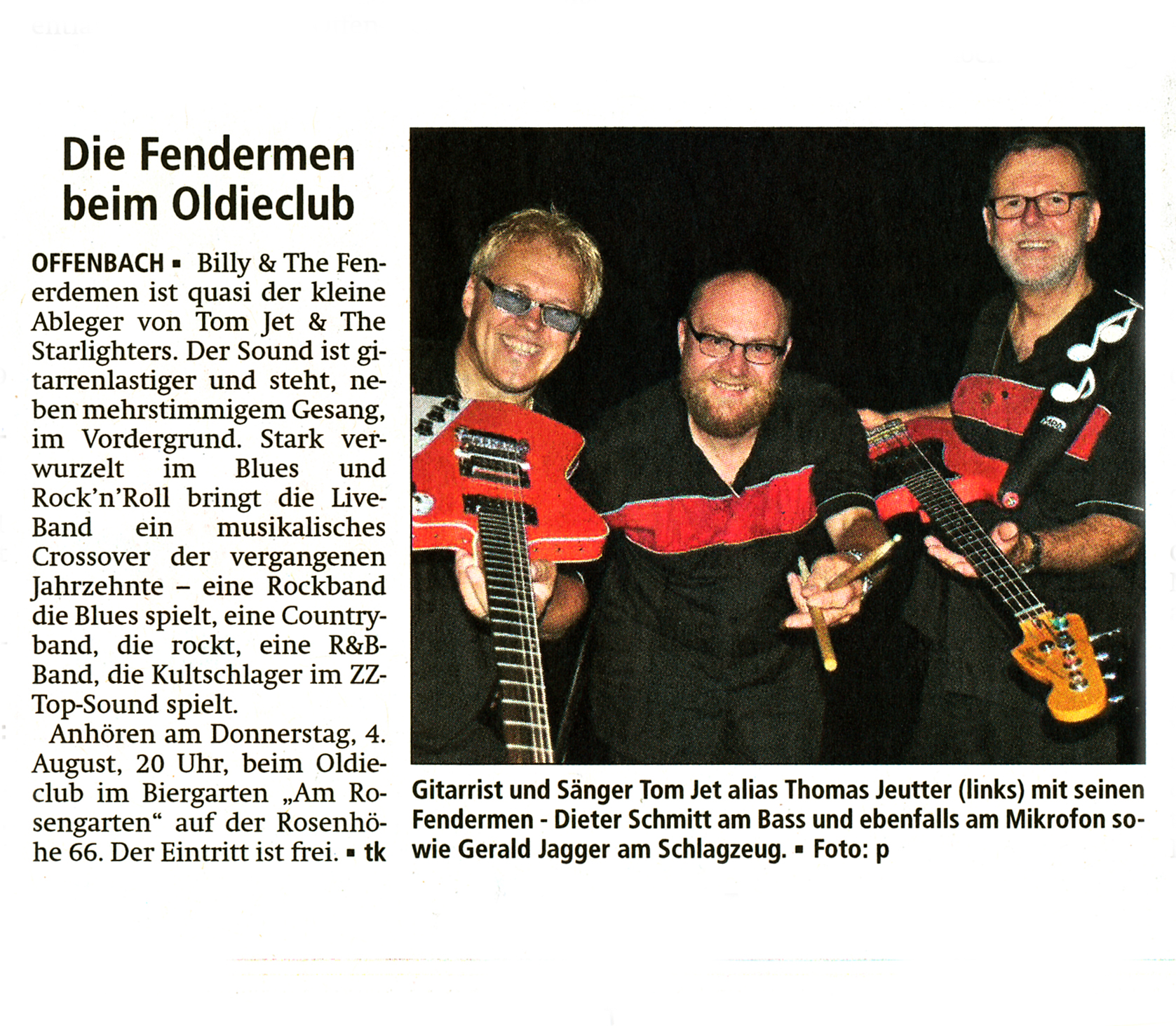 Offenbach Post, 1. August 2016