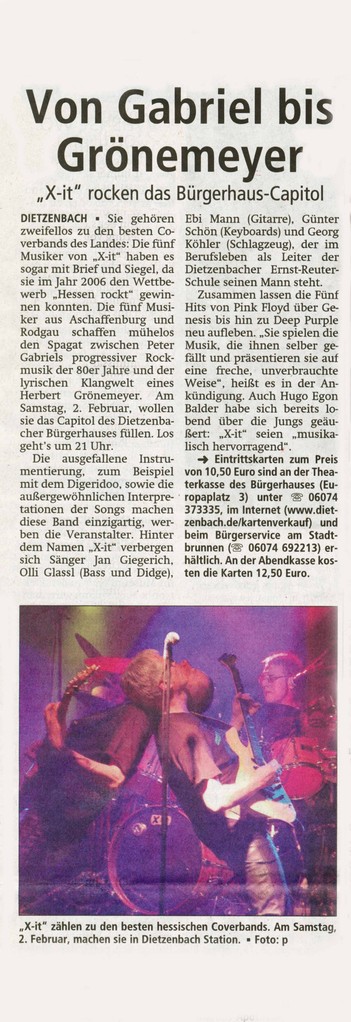 Offenbach Post, 7. Januar 2013