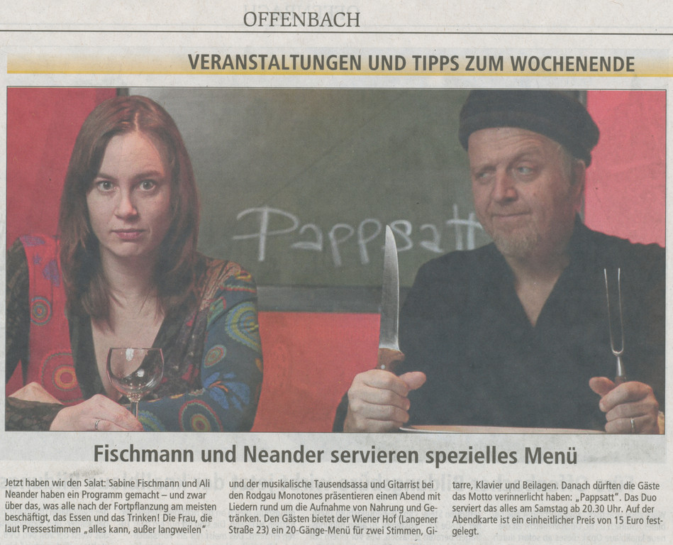 Offenbach Post, 15. April 2011