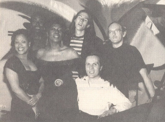 v.l.n.r.: Linda Carierre, Gail Duncan, Cynthia Utterbach, Stephan Langer, Tang, Harald Heinl