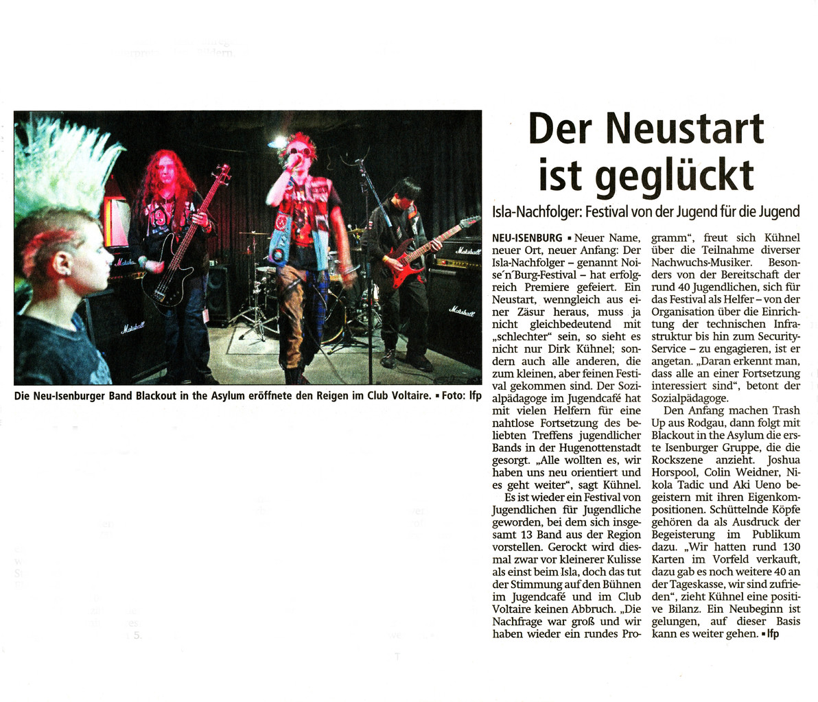 Offenbach Post, 8. November 2013