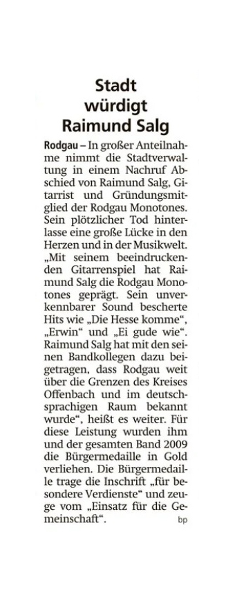 Artikel Offenbach Post, 12. August 2023