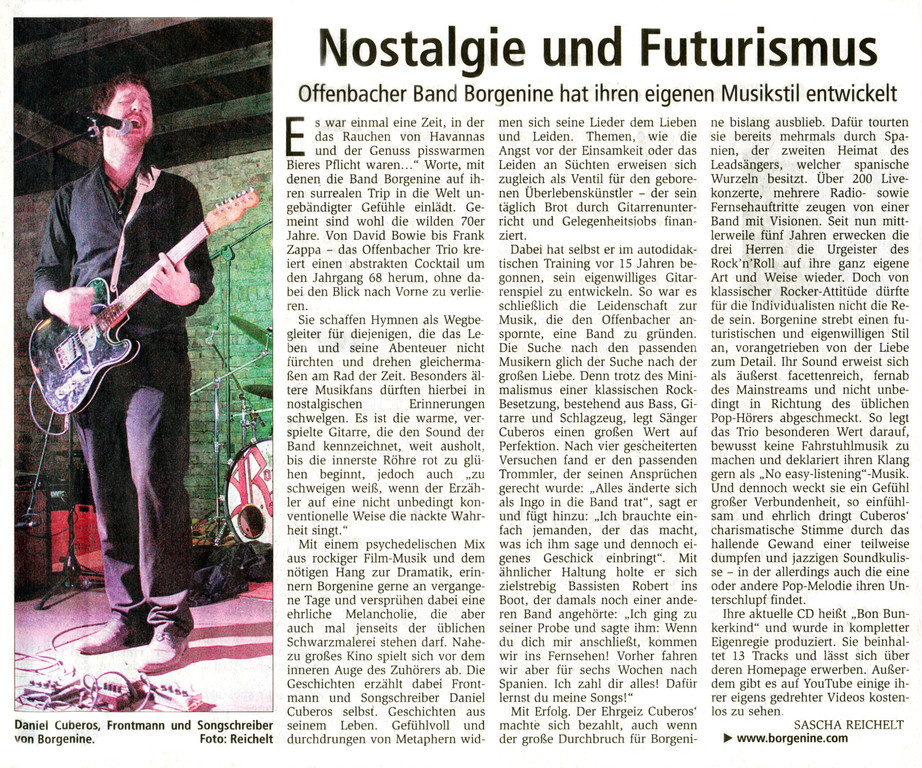Offenbach Post, 10. Juni 2011