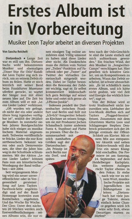 Offenbach Post , 9. September 2011