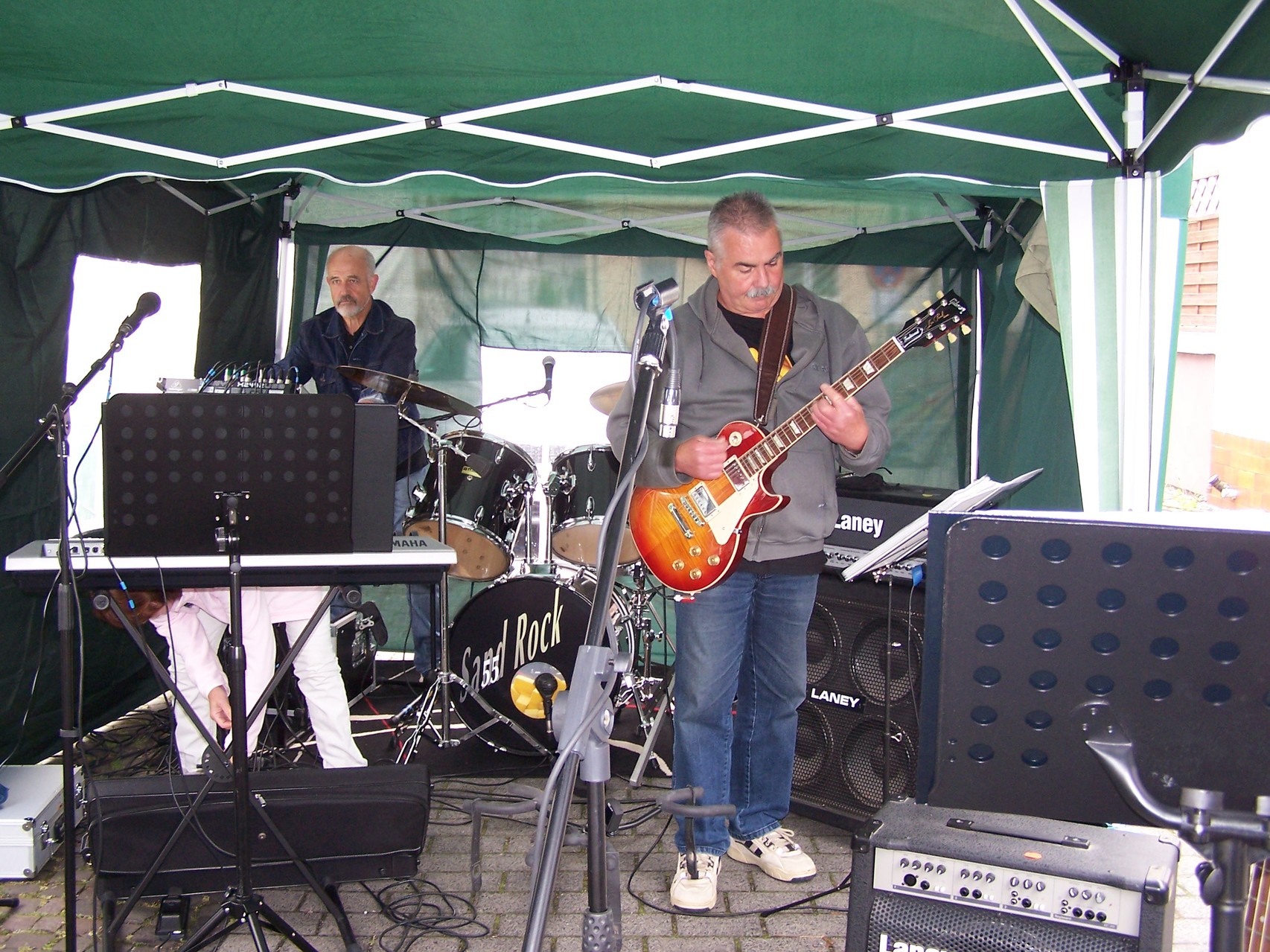 Wolfgang und Uwe beim Soundcheck (2014)