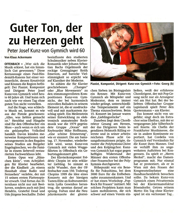 Offenbach Post, 4. Juli 2012