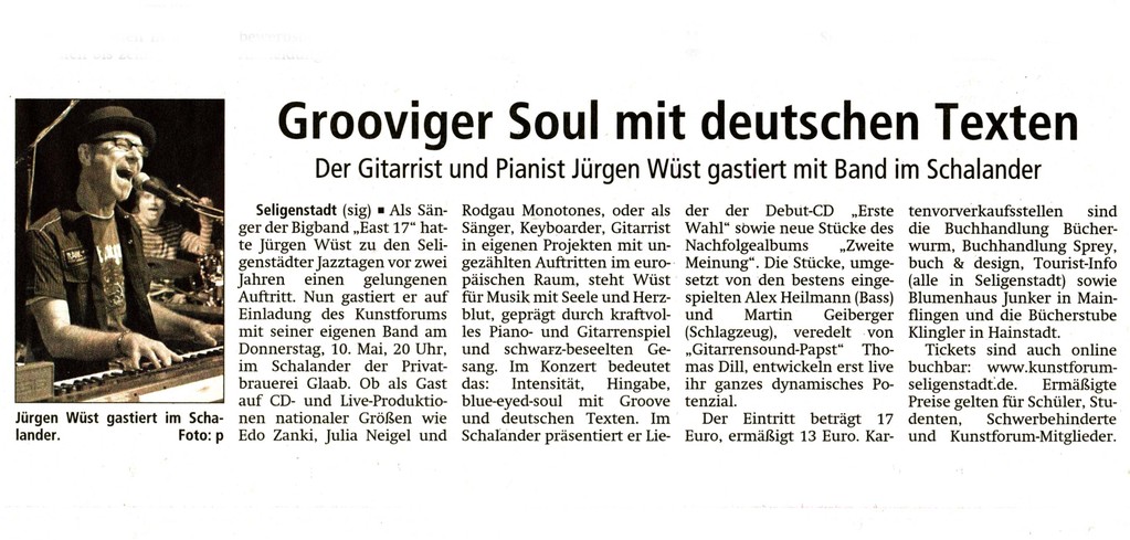 Offenbach Post, 27. April 2012