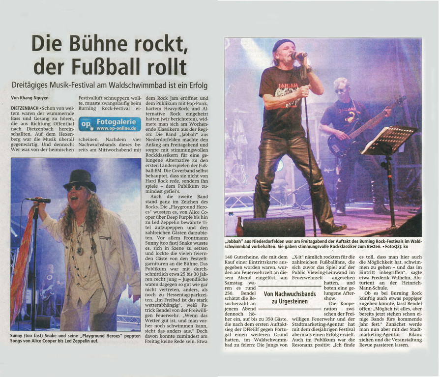 Offenbach Post, 11. Juni 2012