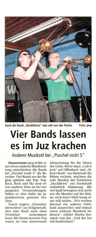 Offenbach Post, 15. Mai 2012