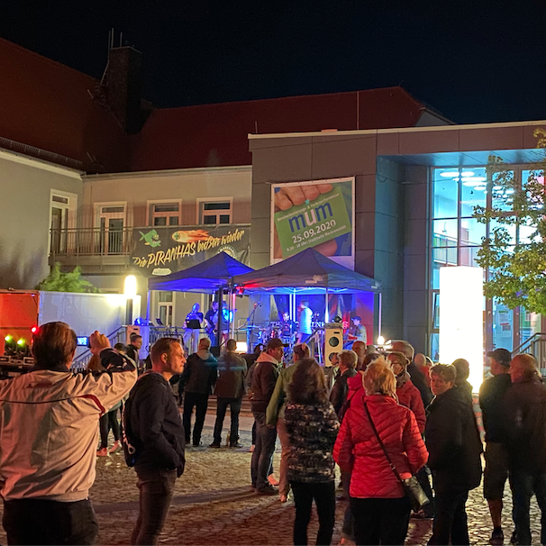 Musik auf dem Marktplatz