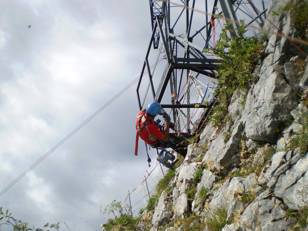 Travaux en montagne