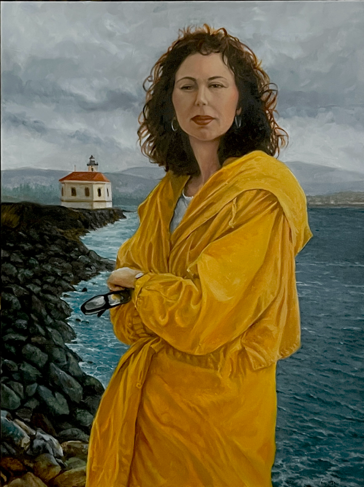 Mary Jane in yellow-oil on canvas, 30x40”