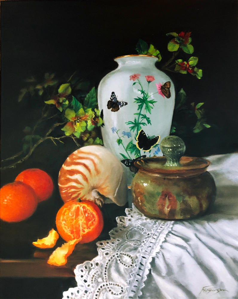 🔴 Still life - oil on linen, 16x20”