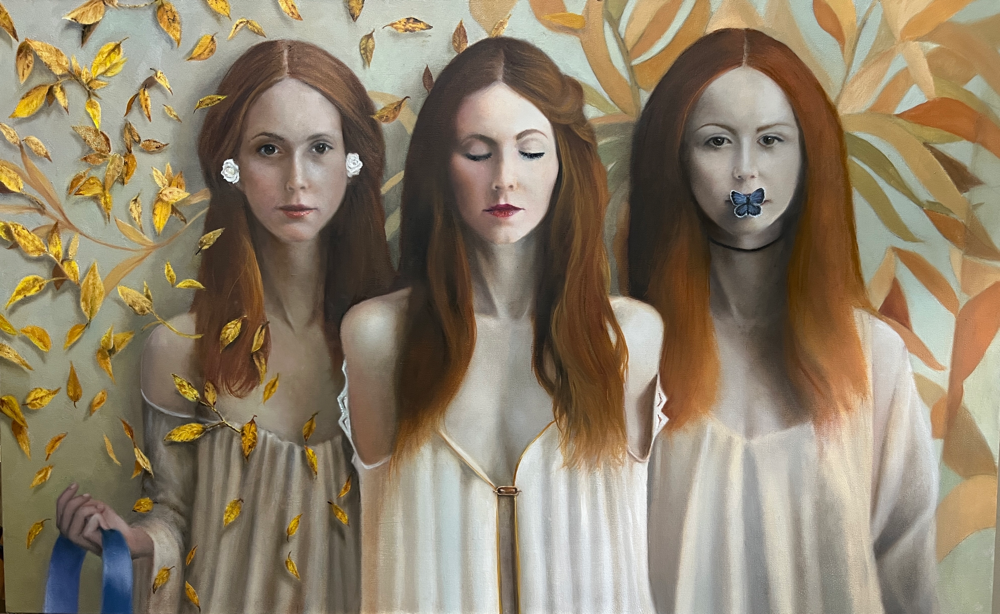 No Evil- oil on canvas, 30x48”