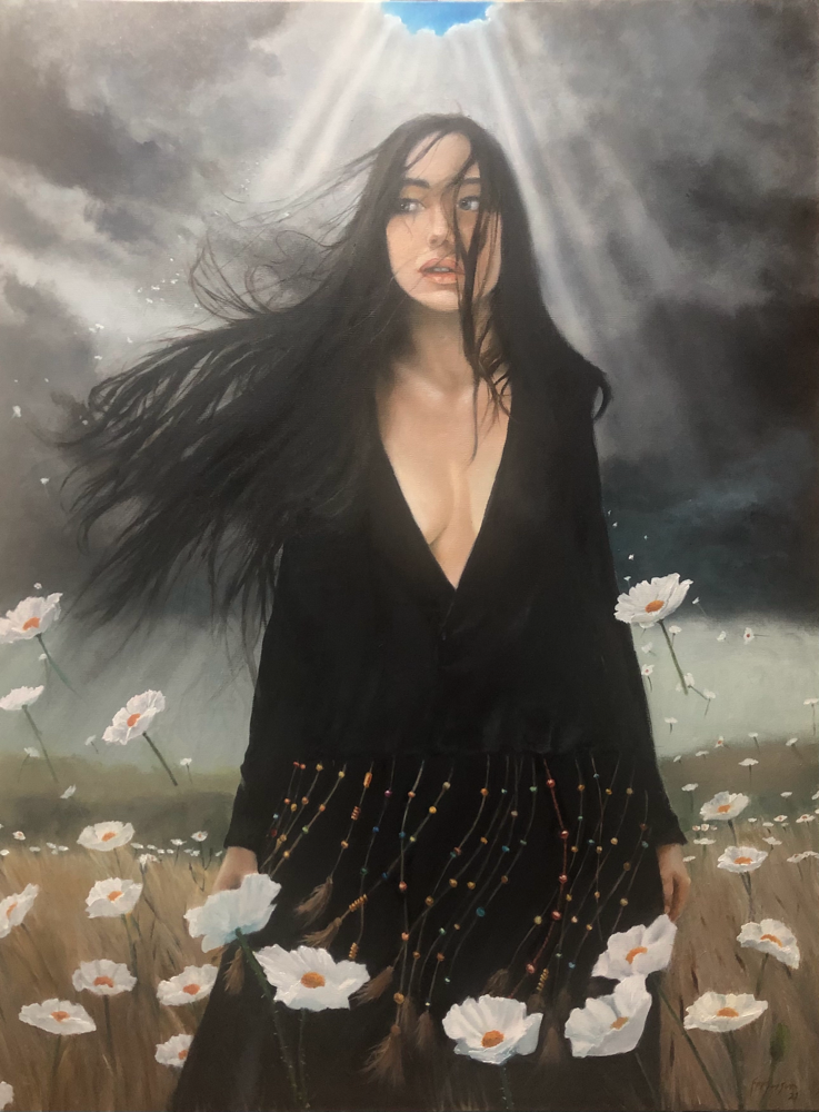 Persephone- oil on canvas,   30x40”