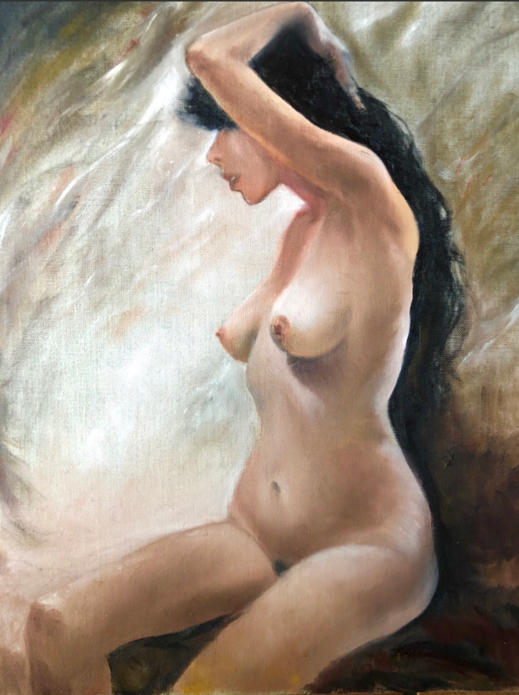 Color study using Zorn palette - oil on linen panel 