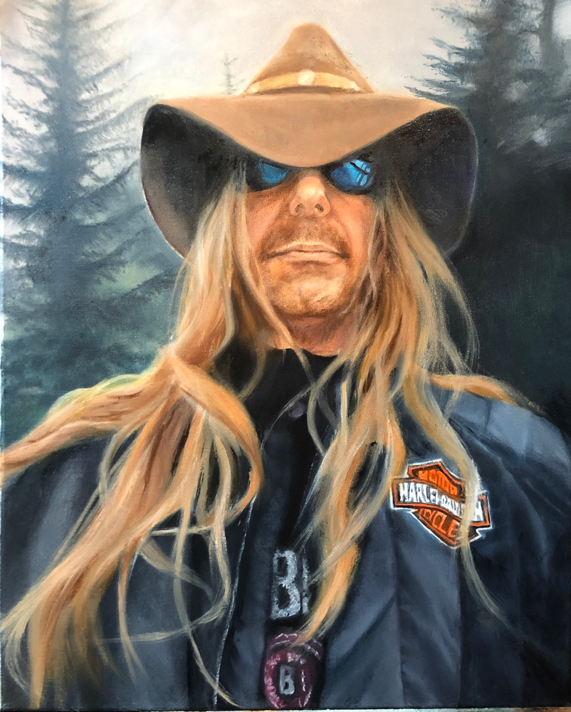 🔴 The Woodsman-oil on canvas, 16x24”